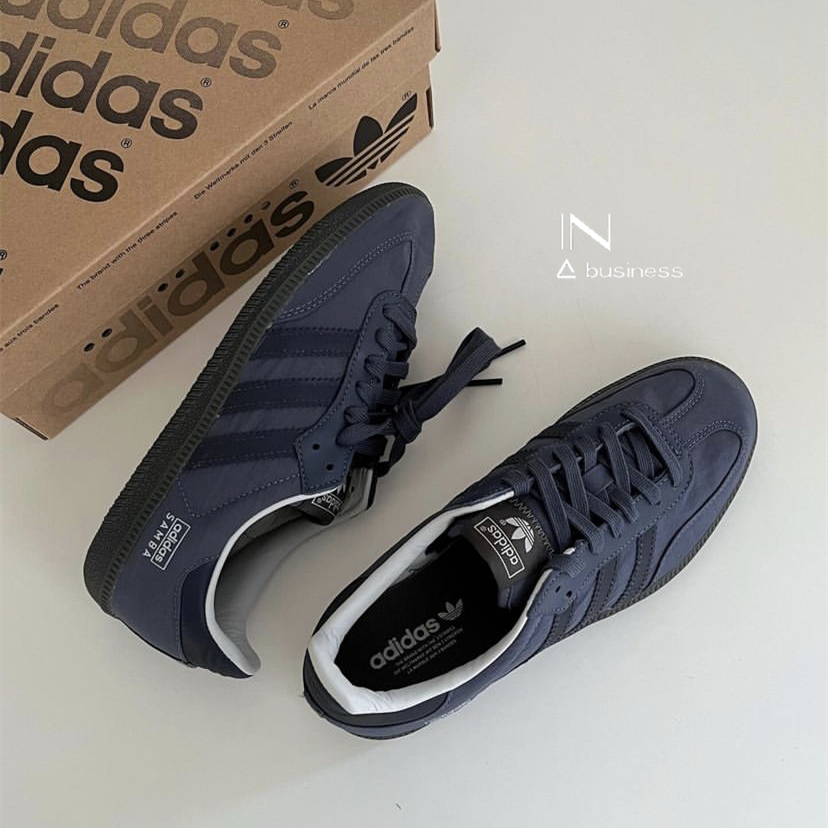 Adidas Originals Samba OG 海軍藍 板鞋 男女同款 低筒 IG6169