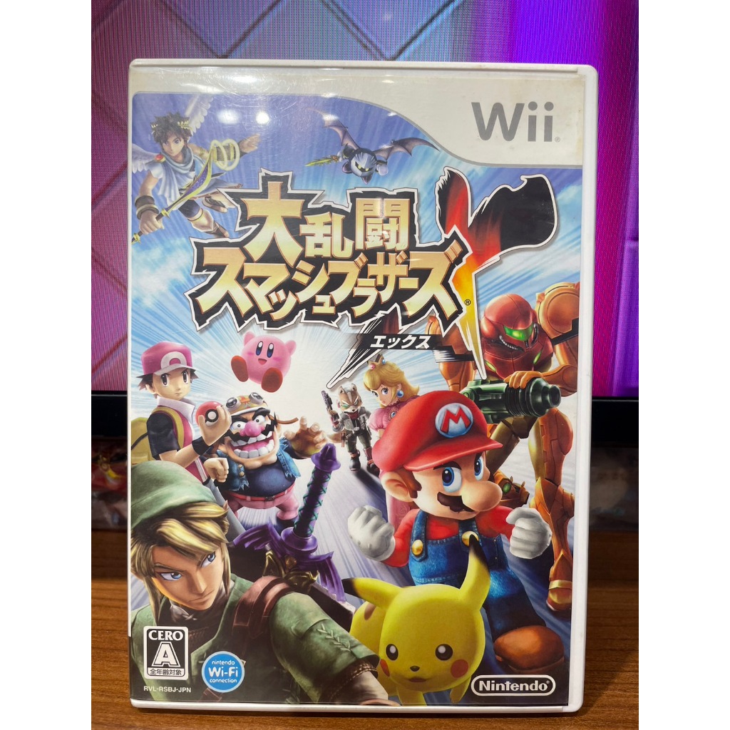 【電玩屋】二手 WII 任天堂明星大亂鬥 日版