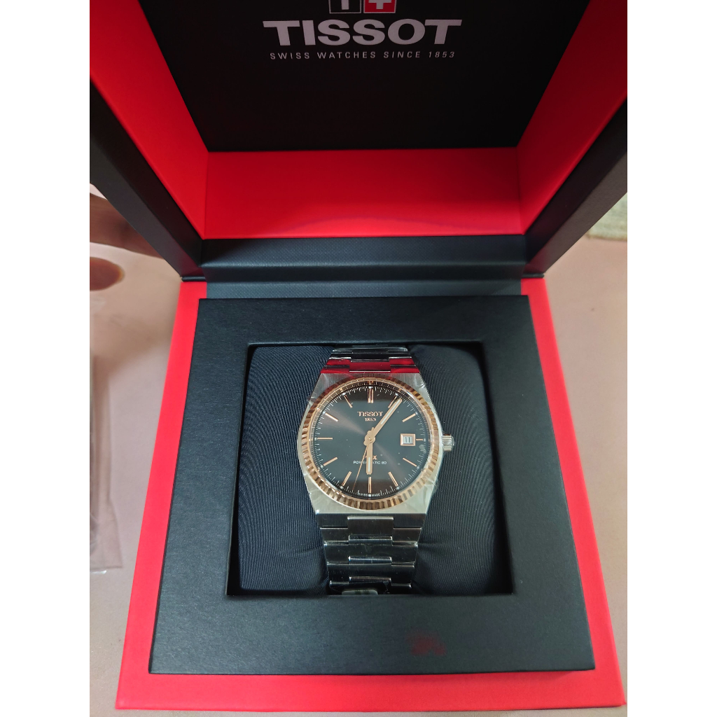 TISSOT 天梭 公司貨 PRX Powermatic 80 18K金機械腕錶 全新 自售 高雄 鳳山