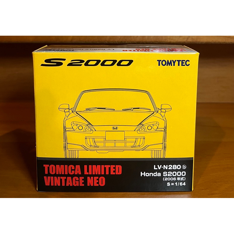 ｛收藏屋｝TOMICA 多美 全新現貨 Honda S2000 (LV-N280b)黃 （附贈膠盒）