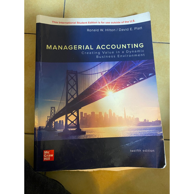 MANAGERIAL ACCOUNTING管理會計（二手）第12版