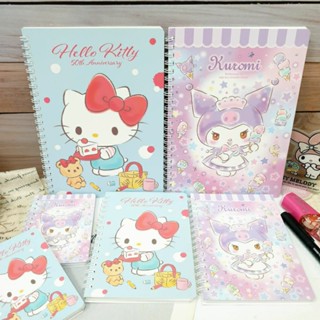 正版現貨📕三麗鷗 線圈筆記本 Hello kitty 25k筆記本 酷洛米 50k 記事本 100k橫線筆記本 活頁筆記