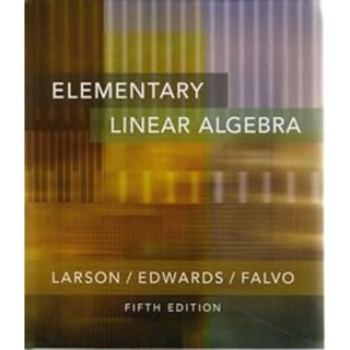 Elementary Linear Algebra 線性代數 Brooks Cole 第5版 原文書