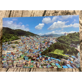 全新現貨～韓國釜山必去觀光景點《甘川洞文化村》明信片