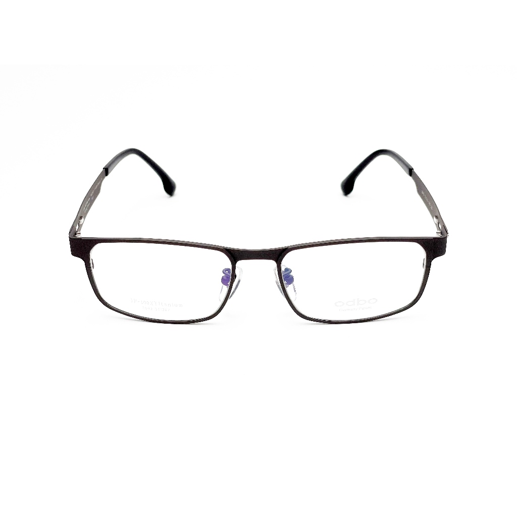 【全新特價】odbo 鈦金屬光學眼鏡鏡框 1843 C2B 消光鐵灰色 輕量化無螺絲設計
