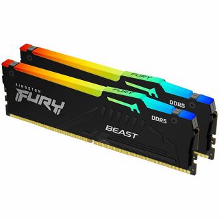 金士頓 FURY Beast Black RGB 獸獵者 DDR5 6000 32GB(16GBx2)