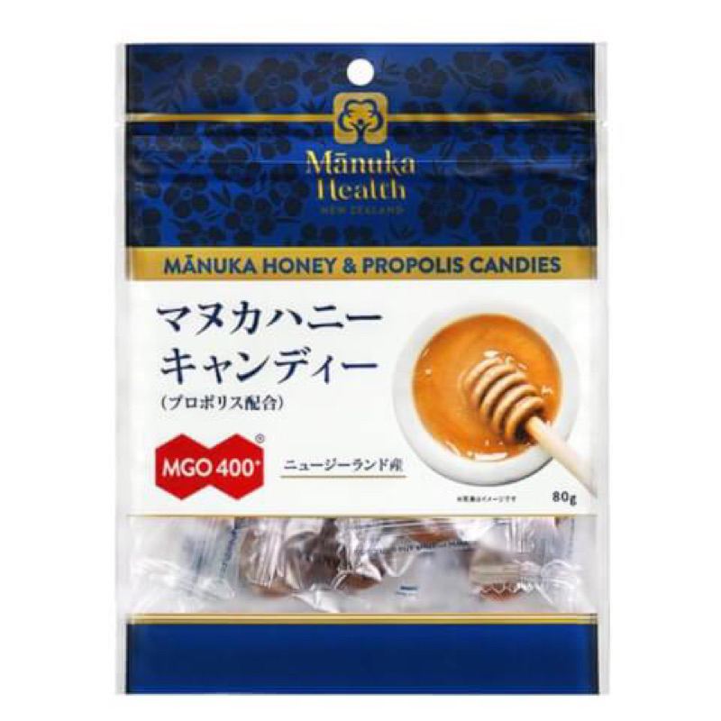 麥盧卡健康麥盧卡蜂蜜潤喉糖 80克 日本進口紐西蘭製造
