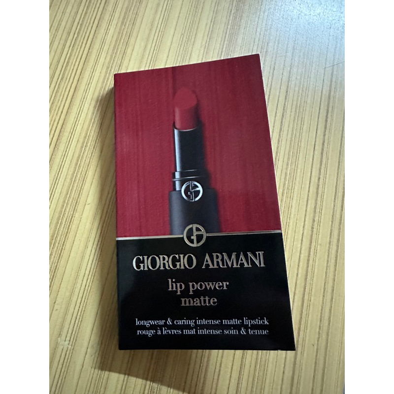 Giorgio Armani 亞曼尼奢華絲絨訂製唇膏 三色唇卡