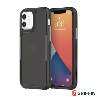 Griffin iPhone 12/12 Pro 6.1吋 Survivor Endurance 軍規抗菌霧透防摔殼-黑