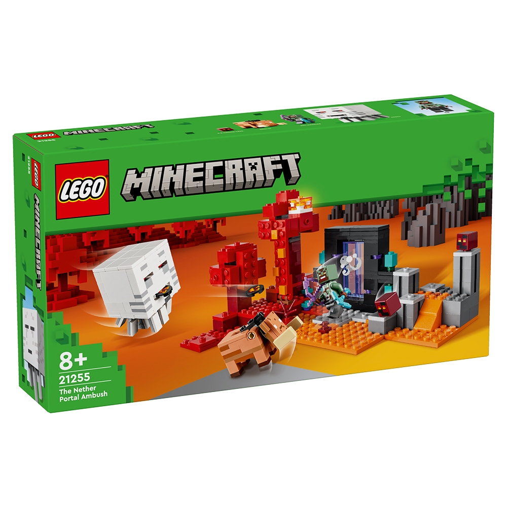 【台中宏富玩具】 LEGO 樂高積木 Minecraft系列  21255 地獄傳送門伏擊