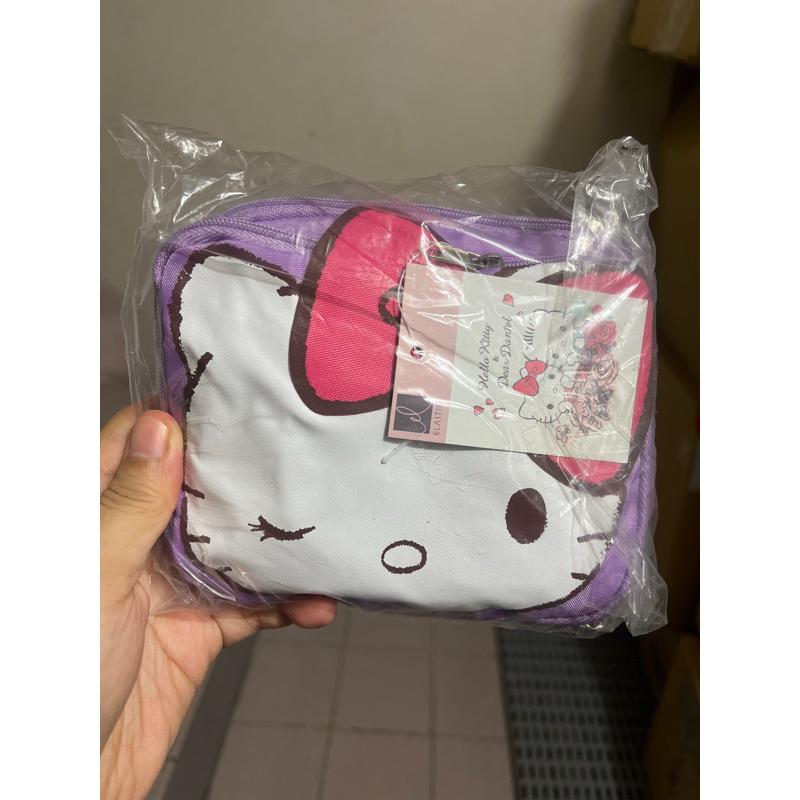 Hello Kitty X Elastine 造型收納 購物袋 凱蒂貓 無嘴貓 三麗鷗 環保袋 收納 好攜帶