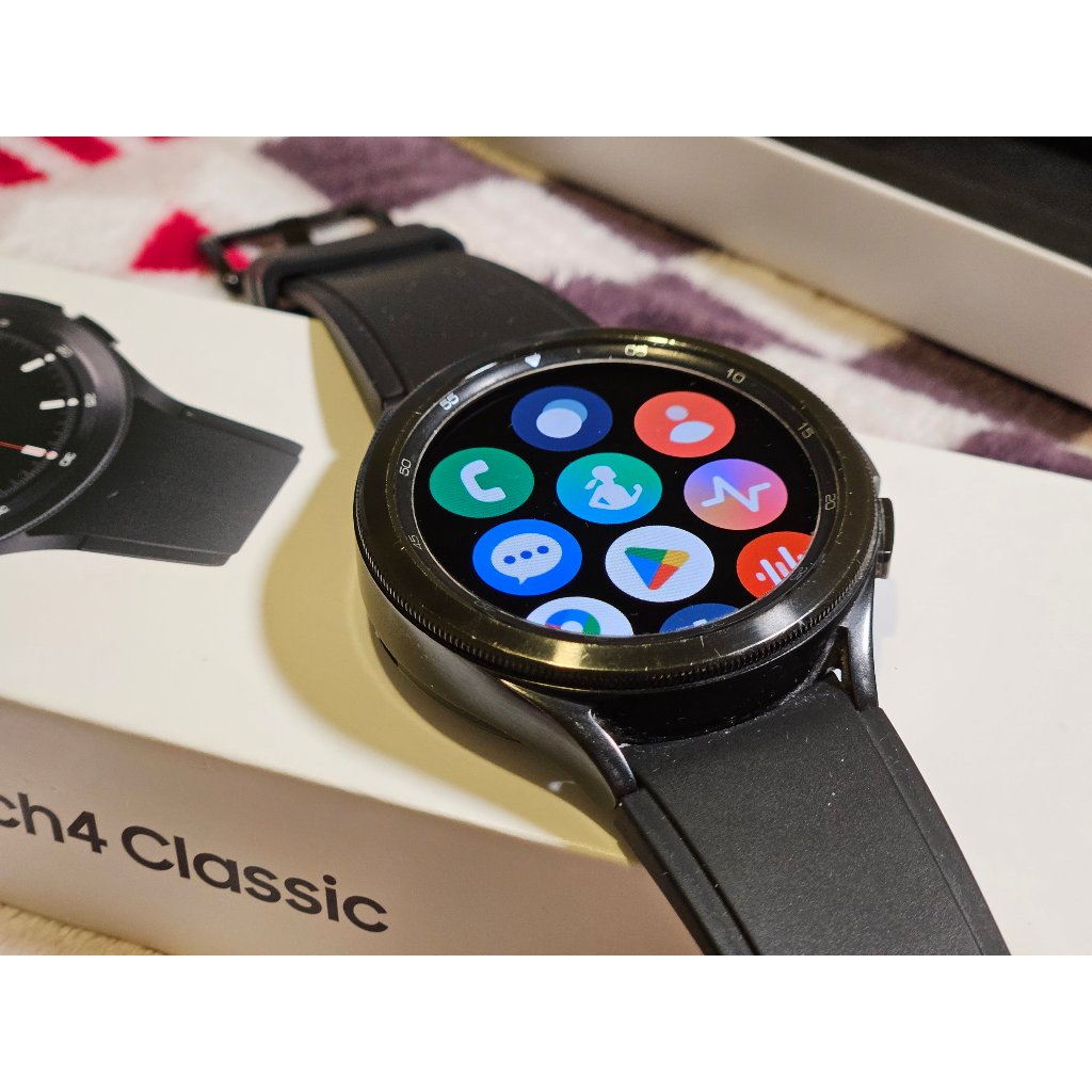愛蓁♥ 三星 Galaxy Watch 4 Classic 46mm 智慧手錶(藍牙) 實體錶圈 運動 血氧 血壓 心電