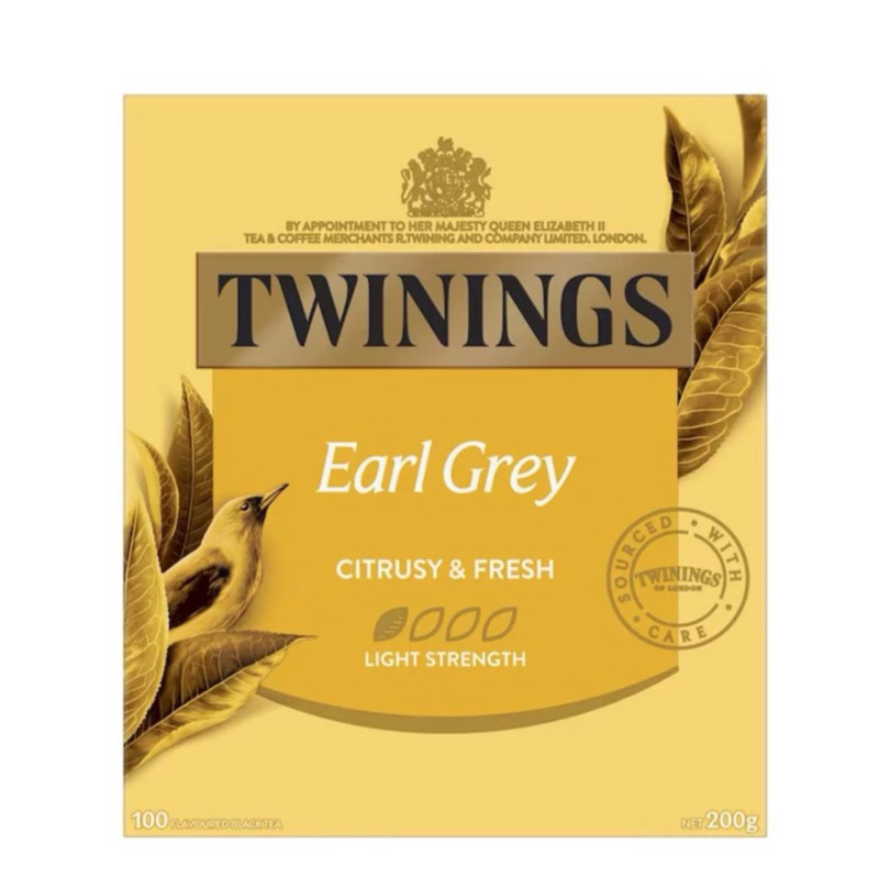 Twinings伯爵茶100入現貨（2025/05）外盒輕微凹損，內容物未受影響