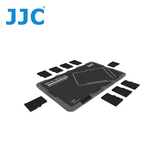 耀您館JJC名片型記憶卡盒收納10張Micro SD記憶卡儲存盒MCH-MSD10記憶卡收納盒T-Flash即TF放置盒