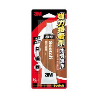 3M Scotch 強力接著劑-木質專用30ml【24h百貨網】