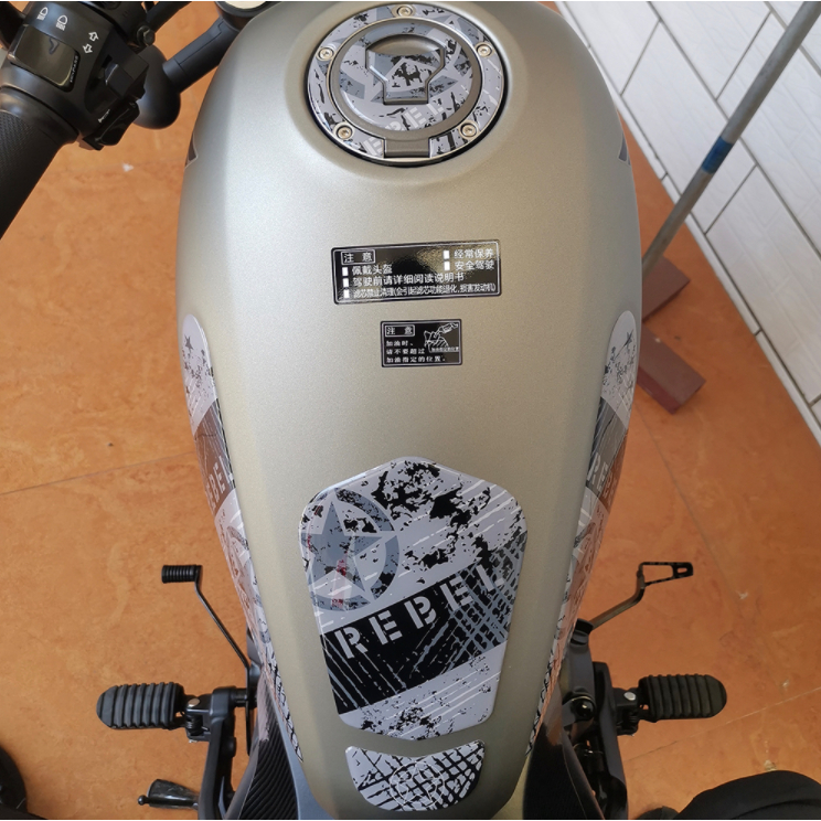 rebel1100油箱保護貼 適用於 本田 500S改裝透明油箱保護貼 Rebel250  Rebel 1100