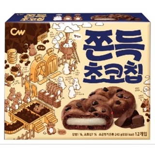 CW 巧克力麻糬 Q餅 巧克力豆豆餅 韓國餅乾