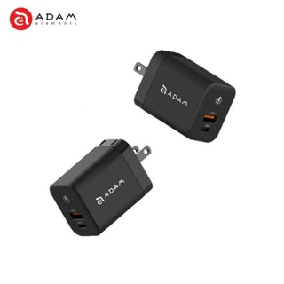 【ADAM亞果元素】OMNIA X45A GaN 45W USB-C / USB 雙孔迷你快速電源供應器