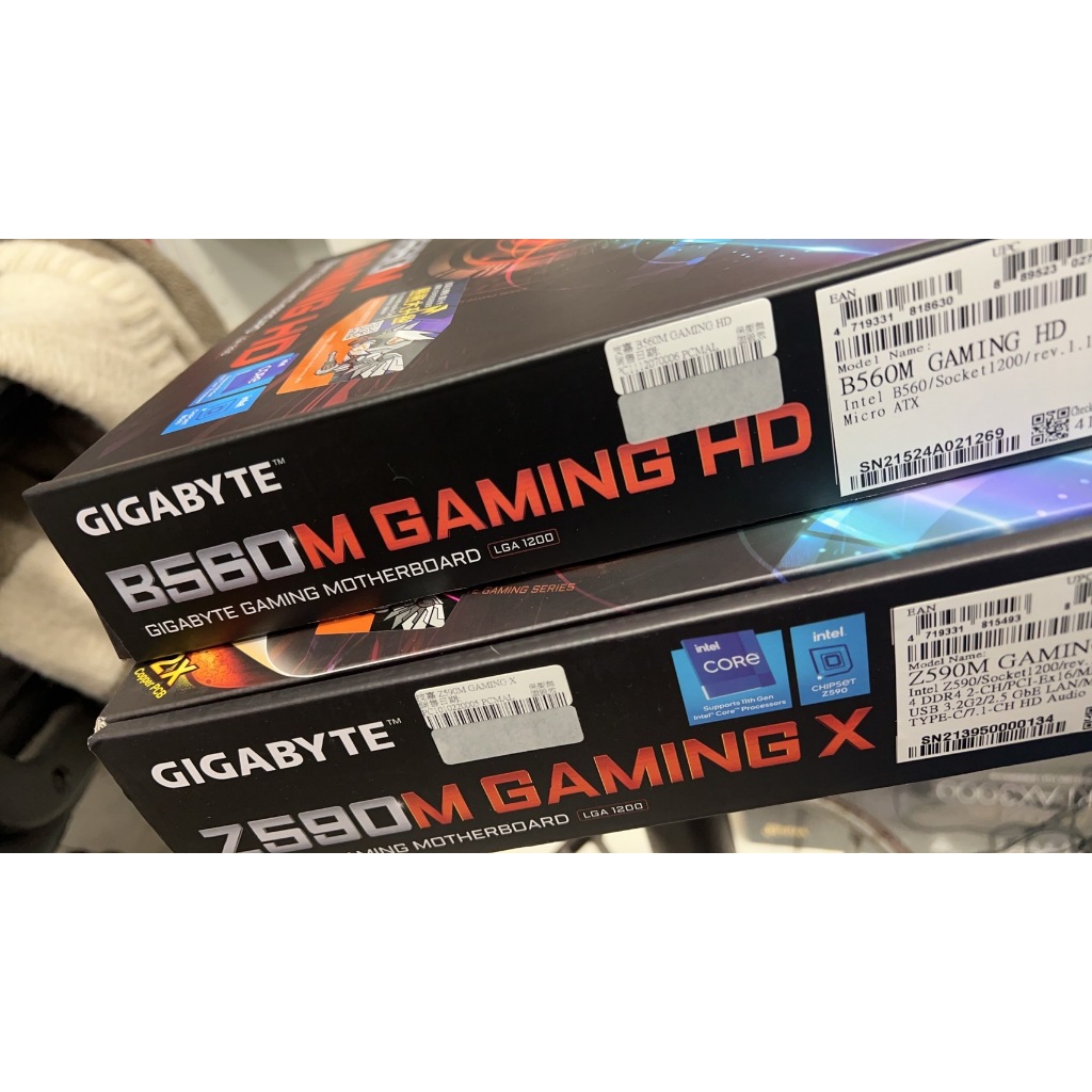 出清商品【全新】技嘉 GIGABYTE Z590M GAMING X  出清 B560M GAMING HD