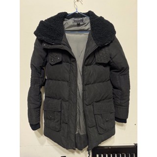 1.5折 全新 bauhaus代理 80/20 羽絨大衣 羽絨外套 黑色 尺寸：XS 女款 連帽大衣 風衣 長版大衣