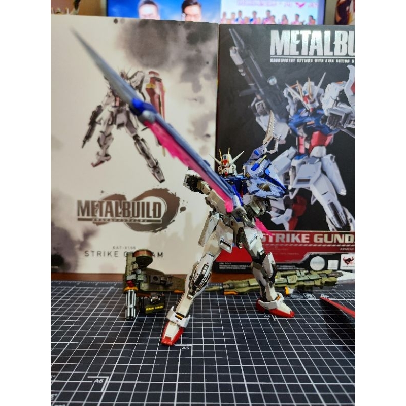 [二手] Metal Build 攻擊鋼彈 劍炮翼 完美攻擊鋼彈