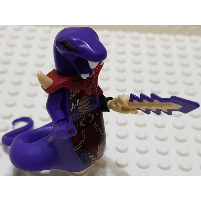 樂高 njo113 70750 70748 紫色 紫蛇 蛇兵 蛇王 忍者 人偶 配件 絕版