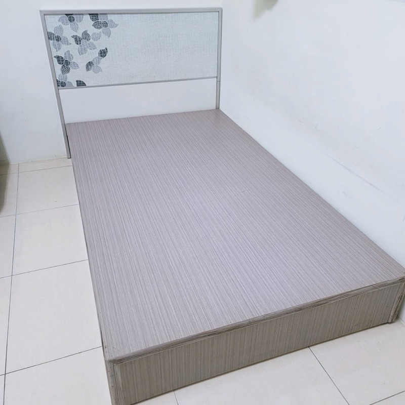 簡易家居床架及床頭板/單人床1.2米/二手/3尺單人床組合床架 床板 單人床組