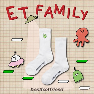 【P.COAST LAB】BFF-ET Family_Green_BF24001 (白色款)