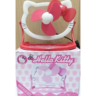 Hello kitty 凱蒂貓 USB 造型風扇 / 桌上涼風扇