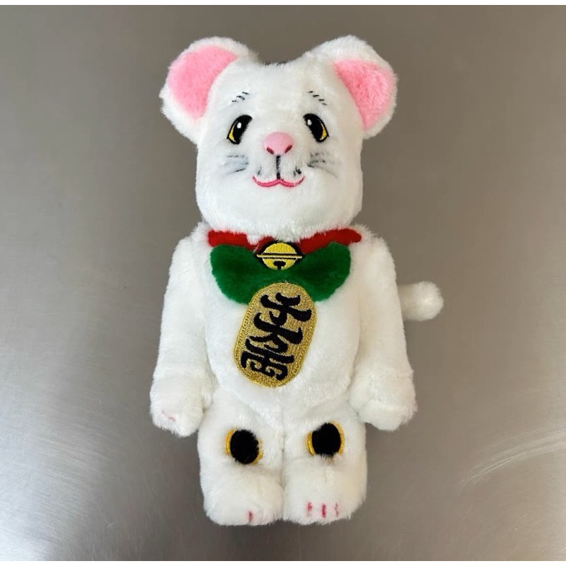 現貨 庫柏力克熊 BE@RBRICK 布偶招財貓 白色絨毛招財貓 400% 拆檢