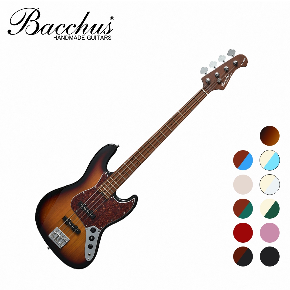 Bacchus WL4-STD/RSM Bass 烤楓木琴頸 電貝斯 多色款【敦煌樂器】