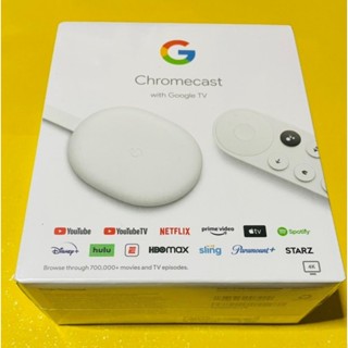 【台灣公司貨】Google Chromecast 4 with Google TV 4K HD 串流媒體播放器 電視棒