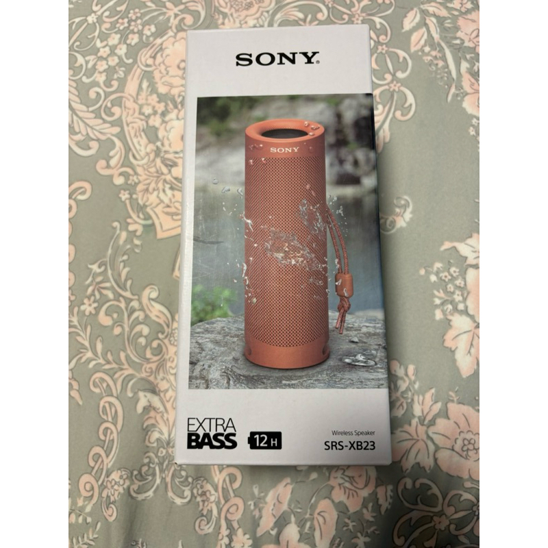 Sony SRS XB23珊瑚紅 藍芽喇叭 99成新