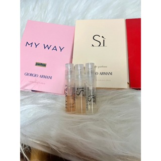 GIORGIO ARMANI 阿曼尼my way香精/si女性淡香精/si自信印記淡香精1.2ml