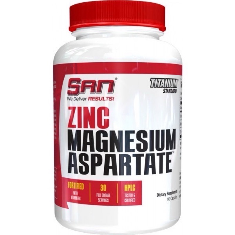 SAN ZMA Zinc Magnesium Aspartate 鋅鎂力 鋅 鎂 天門冬氨酸 代購