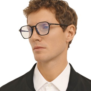 TOM FORD 光學眼鏡 TF5804B 001 方框膠框 - 金橘眼鏡