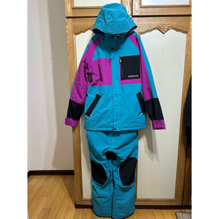 Burton Retro Jacket&Pant 套裝 滑雪外套 雪衣 雪褲 男版L號