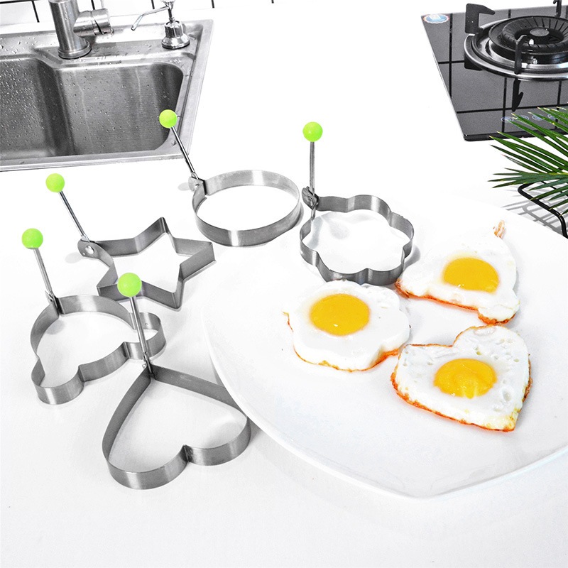 不銹鋼煎蛋器 椪糖模具 魷魚遊戲 吐司荷包蛋 煎雞蛋模型 愛心便當 模具 煎蛋模具 廚房烘焙小工具