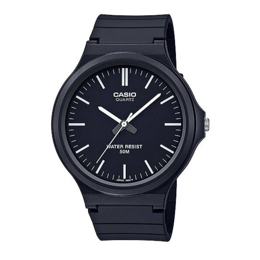 【CASIO 卡西歐】時尚玩色輕薄大錶面腕錶 MW-240-1E 43.6mm 現代鐘錶