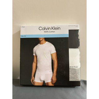 ck calvin klein 男內衣 T-Shirt 純棉短袖圓領內衣 三件組