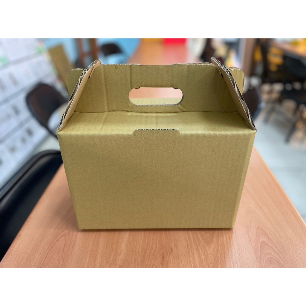 【包客思預購】素色手提盒 素色飛機盒 水果箱 / 蔬果箱 / 包裝禮盒 / 紙箱