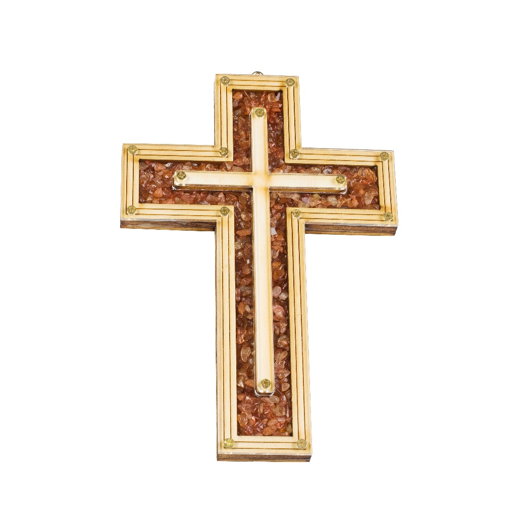 天主教禮品十字架手工壁掛飾2073040-6