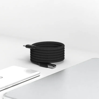 【Allite】Easy Cable 磁吸收納編織快充線(USB-A to USB-C)-質感黑《WUZ屋子-台北》充電