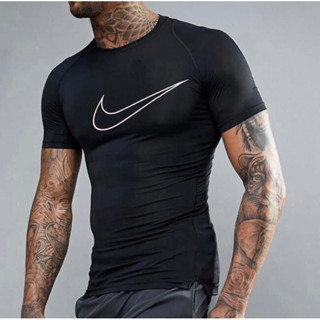 現貨 Nike Pro 白 黑 灰 藍 四色 男緊身短袖上衣 Dri-FIT 慢跑 訓練 健身 排汗