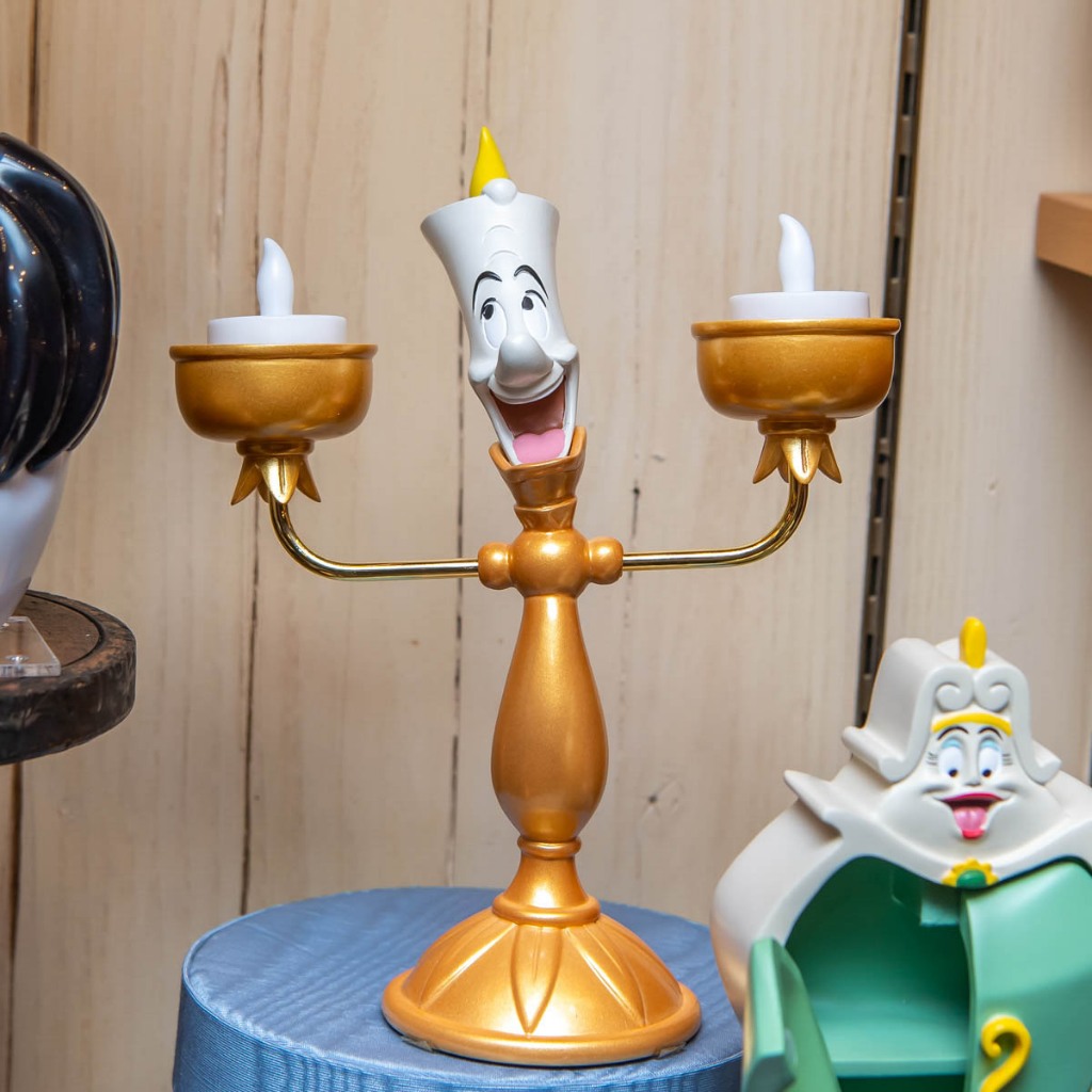 確定有👍🏻日本 迪士尼 美女與野獸 盧米亞 燭台 夜燈 LED燈 迪士尼 生日 禮物 民宿 開店 裝飾 貝兒