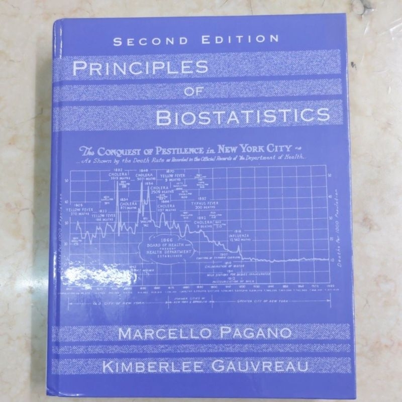 Principles of Biostatistics (2版）Pagano等人著 二手書