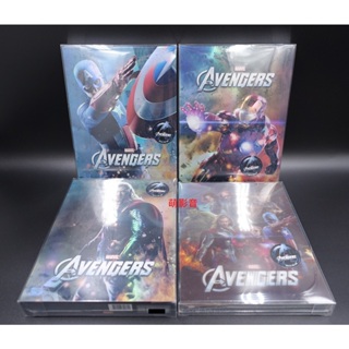 藍光BD 復仇者聯盟 The Avengers 3D+2D 4合1限量鐵盒版 同編號 英文字幕 全新 鋼鐵人 美國隊長