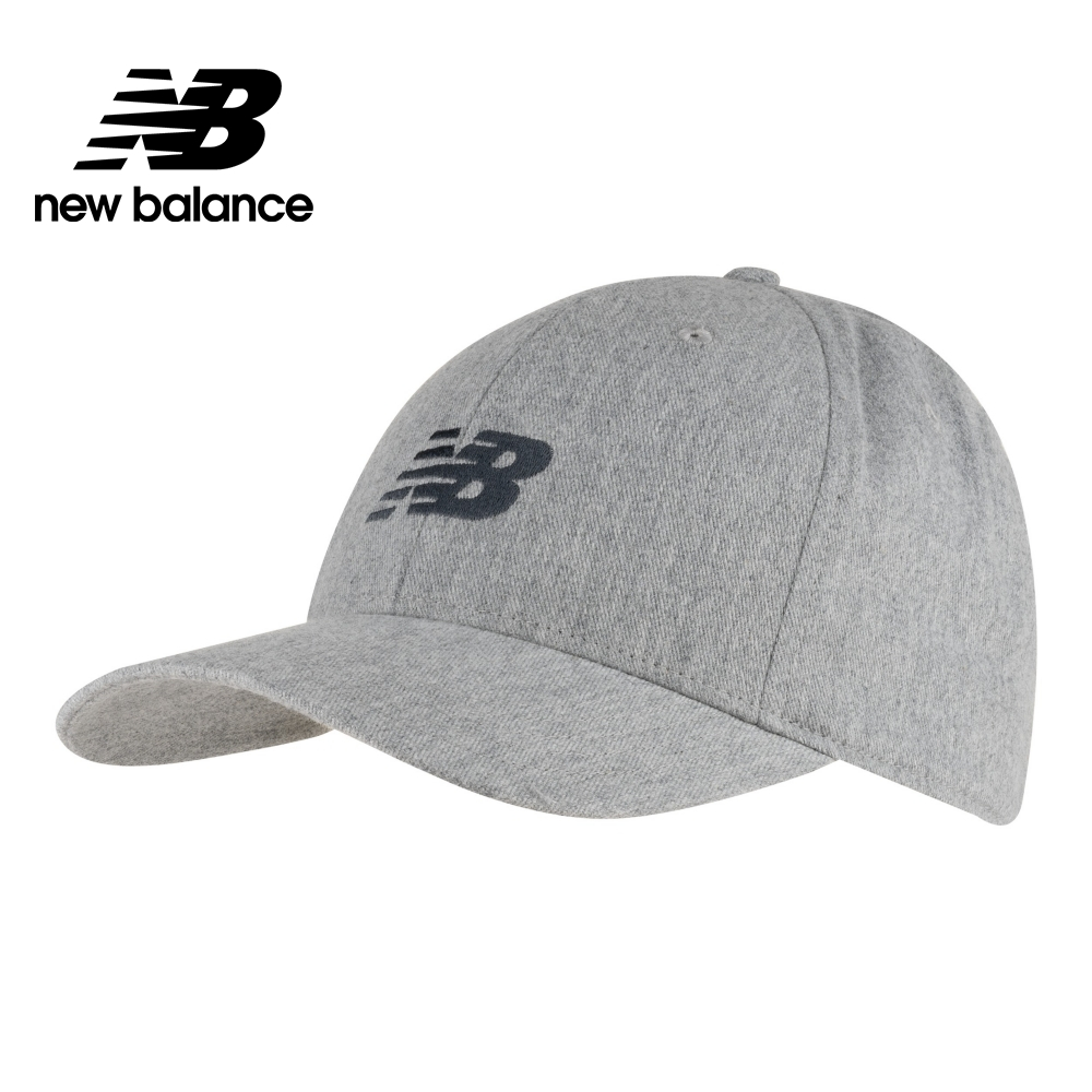 【New Balance】 NB 斜紋布老帽/棒球帽_中性_灰色_LAH41013AG