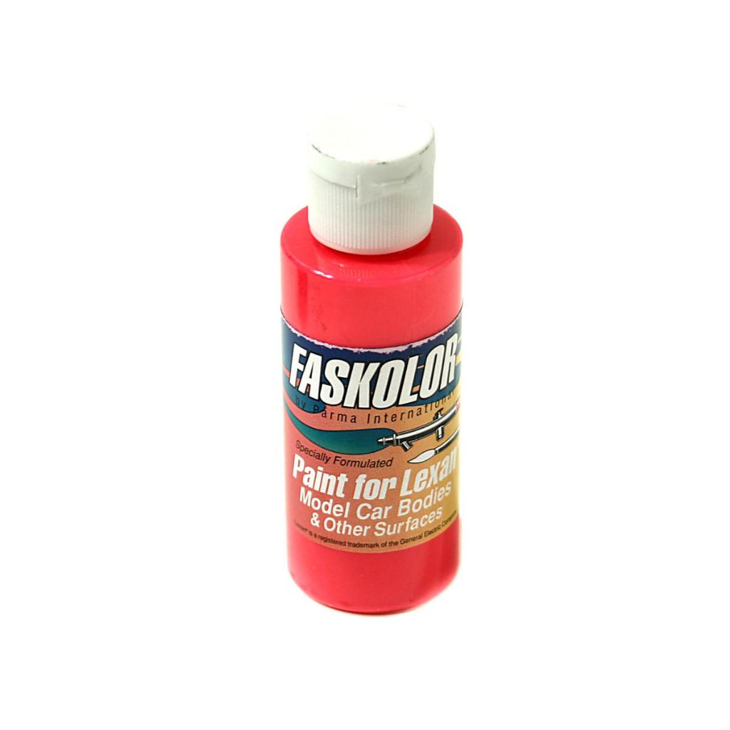 尼克模型 Parma PSE Faskolor RC車殼專用水性噴槍塗料漆 (螢光粉紅) 60ml #40104 美國製