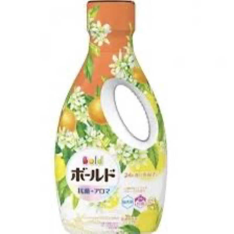 日本寶僑 P&amp;G BOLD超濃縮洗衣精 柑橘馬鞭草(630g)